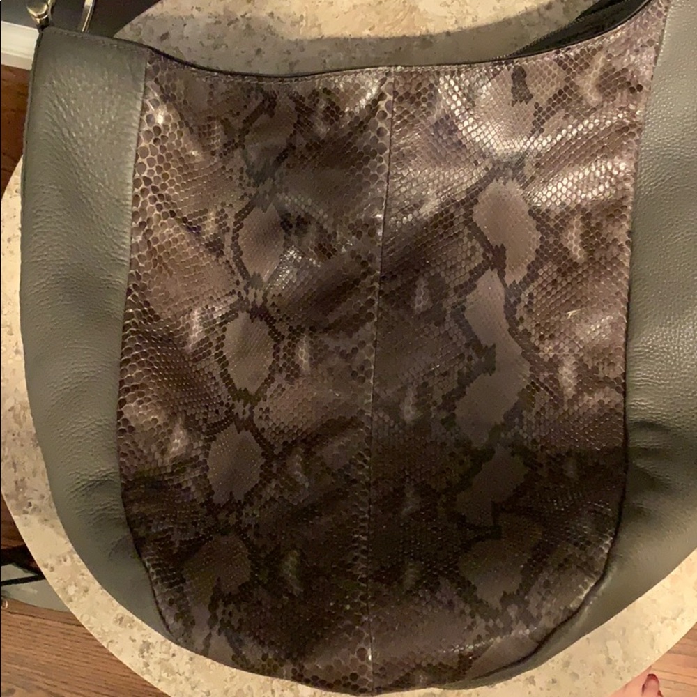 Gucci Bag Green Python Greenwich Hobo Army Bag - Picture 4 of 13